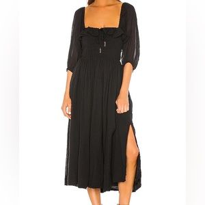 Free People Black Oasis Dress in XS